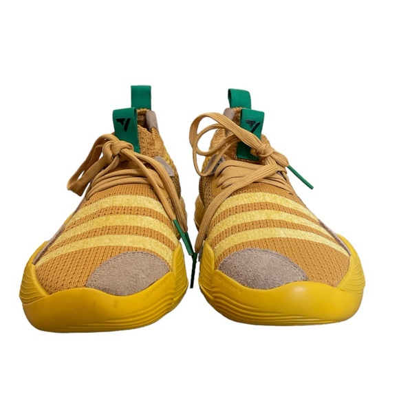 Adidas trae young 2 hazy yellow team green basketball sports shoes men Sz 9 NWOT - Picture 9 of 13